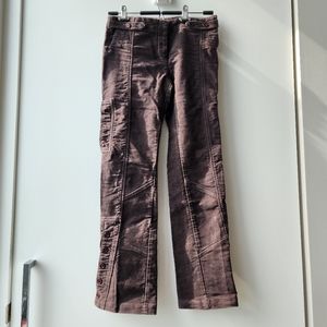 Vintage Gianfranco Ferré Velvet Button Trouser Pants
